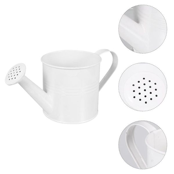 

metal watering can gardening outdoor indoor pot with spray spout equipments