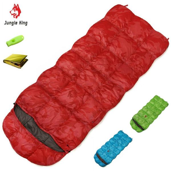 

jungleking cy550 winter outdoor down filling envelope camping -20 degrees thickening widening camo sleeping bag bags