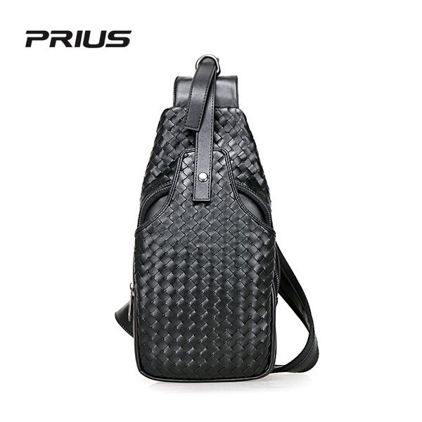 

prius bag, chest woven new men's exclusively pure for cross-border the messenger cowhide bag dctgl
