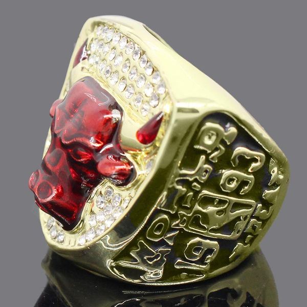 

fashion sports star rings basketball fan series collector's commemorative edition exquisite jewelry cluster, Golden;silver