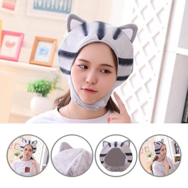 

party hats high elasticity pograph prop cartoon cat helmet plush headgear for decor