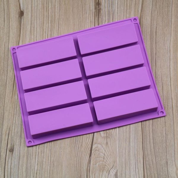 

cavity rectangular soap silicone cake mold, handmade easy to take off and clean moulds #xj0020 craft tools