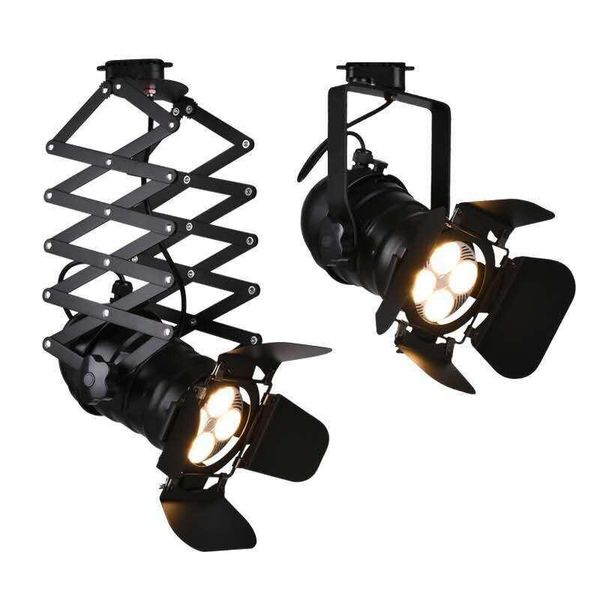 

track lights vintage light e27 loft industrial spotlight rail for barn door clothes store shop lighting decor fixture