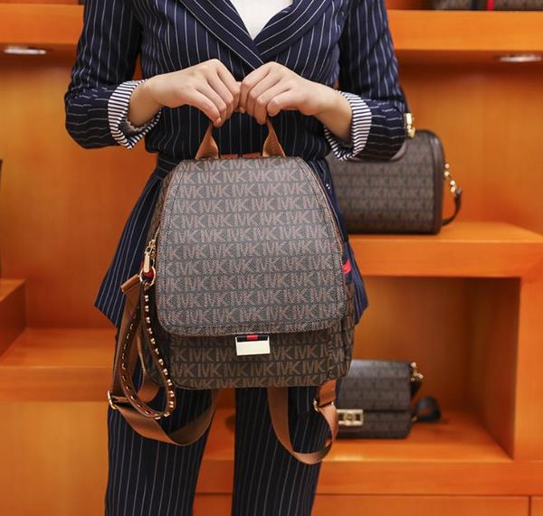 

niche brand 2021 leather travel backpacks wild large-capacity backpack trend