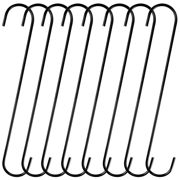 

hooks & rails 12 inch 10 pack extra large s for hanging plant tree branch,bird feeder,pots and pans closet garden pergola