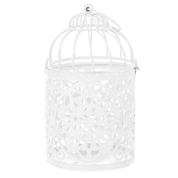 

candle holders 1pc iron stick decorative holder birdcage shape