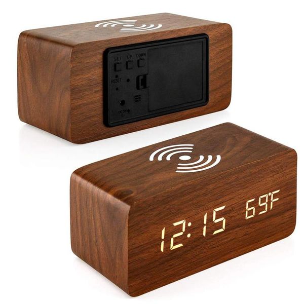 

desk & table clocks universal deskelectronic alarm clock adjustable brightness led durable digital as a gift
