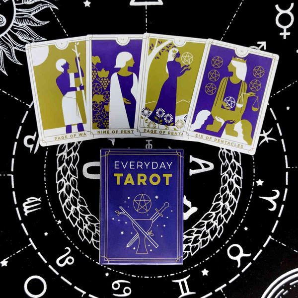 

everyday tarot cards divination deck entertainment party board game support drop shipping 78 pcs/box