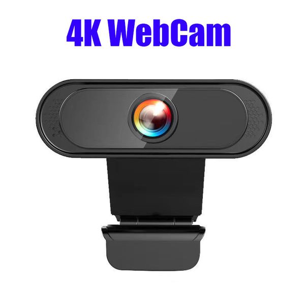 USB Webcam 4K 2K 1080p Full HD Camara Para Computeradora de Pc Computer Web Cam Termal Camera Tablet Foco Auto com Microfone