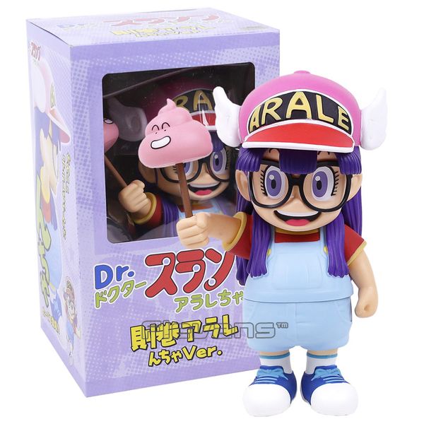 

anime cartoon dr.slump arale with faeces pvc action figure model toy 20cm