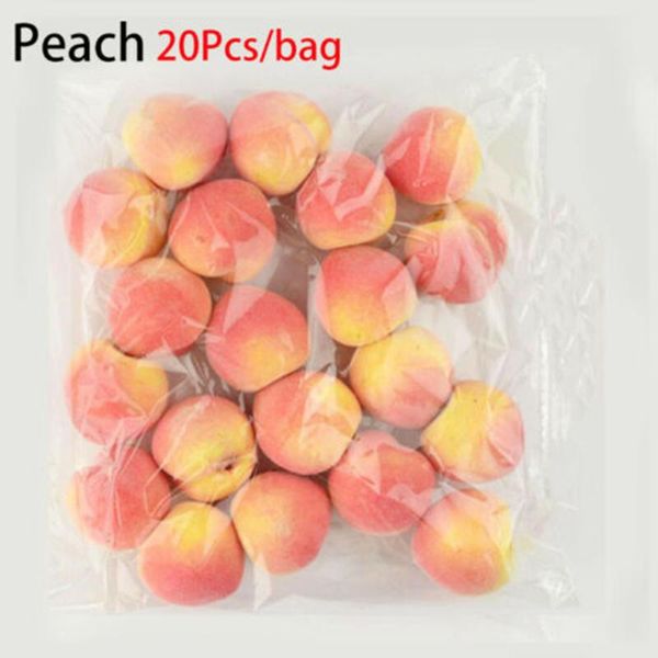 

decorative flowers & wreaths 20pcs foam prop simulated mini fake fruit home decor banana/mango/orange/peach