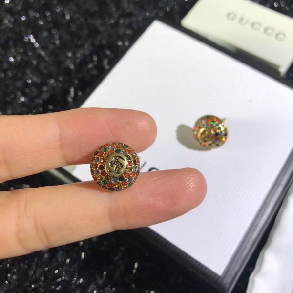 

aaa designer jewelry gujia 2021 new color earrings for women, Golden