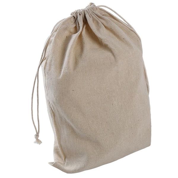 

storage bags drawstring cotton linen bag reusable handmade small shopping coin travel birthday gift