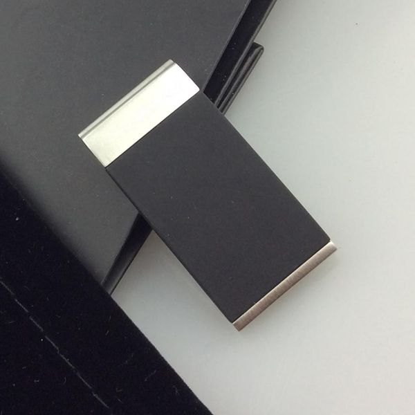 

316l stainless steel shiny polishing flat silicone money clips money clip for men and women never fade or change color8534282, Black