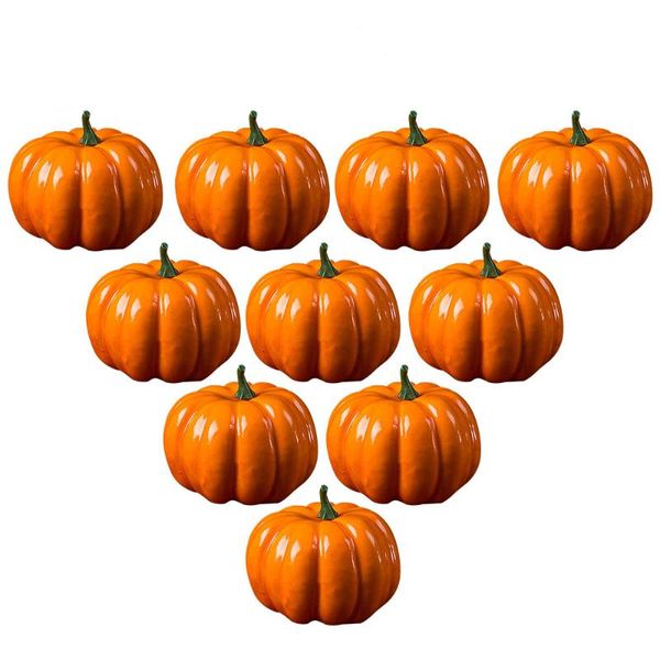 

pcs mini halloween artificial pumpkin fruit simulation vegetable ornaments house party decor props diy crafts decorative flowers & wreaths