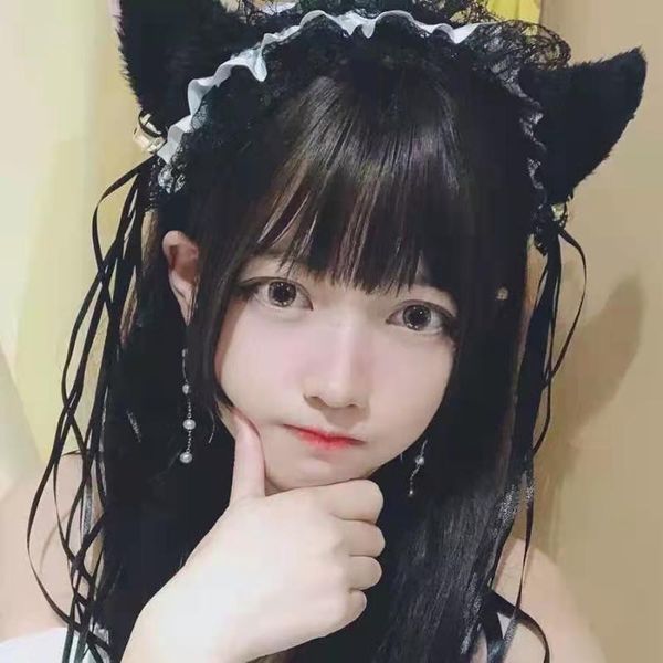 

other event & party supplies japanese women lace bell cat ear hoop gothic maid headband kawaii headdress bandana girl anime cosplay lolita h