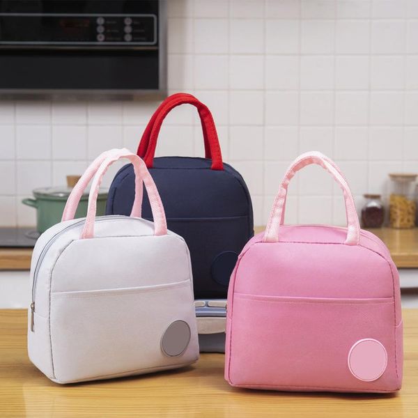 

storage bags 2021 1pcs functional portable lunch bag thermal insulated box handbag bento pouch dinner container food