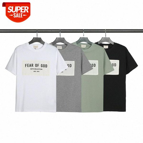 

fog patch letters round neck pullover short sleeves #cu0j, White;black