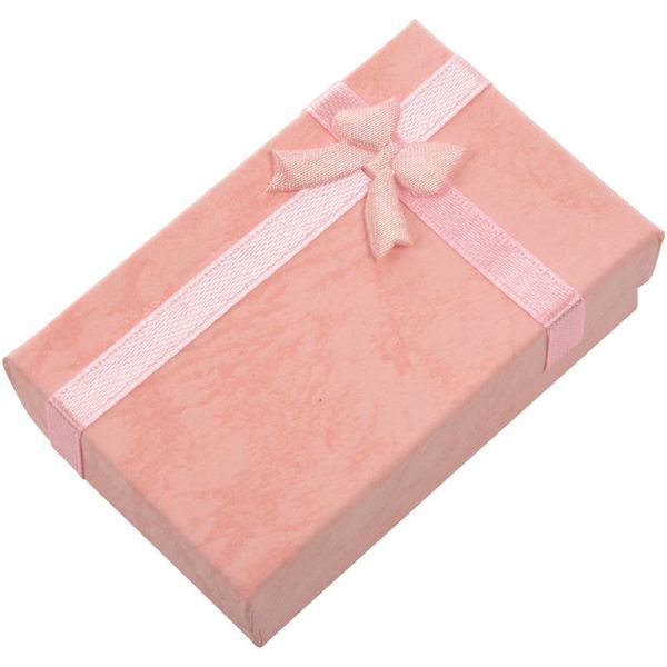 

jewelry pouches, bags 5pcs paper package bowknot necklace bracelet earring ring gift box case, style-4 rectangle(8.5x5cm), Pink;blue