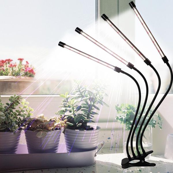 

timing led grow light 5 dimmable levels plant for indoor with full spectrum adjustable goosencck 3/6/12h timer lights
