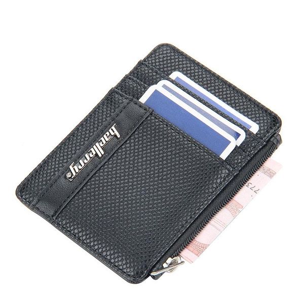 

card holders men business holder korean version thin multi-card position zipper fashion simple bank 2021 wholesale, Brown;gray