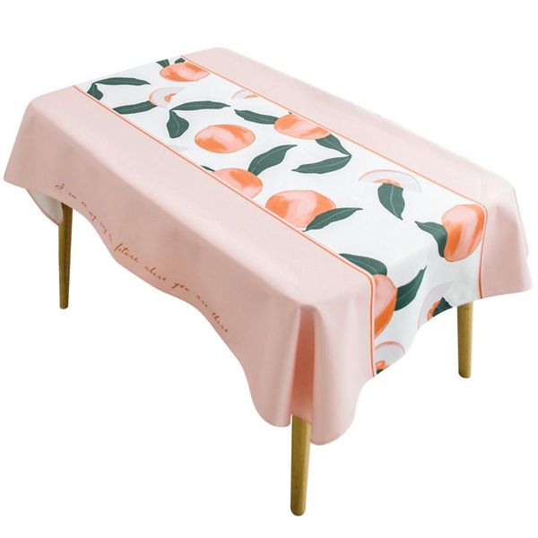 

table cloth pink nordic style waterproof elegant simple colorful modern aesthetic manteles party decoration ei50tc