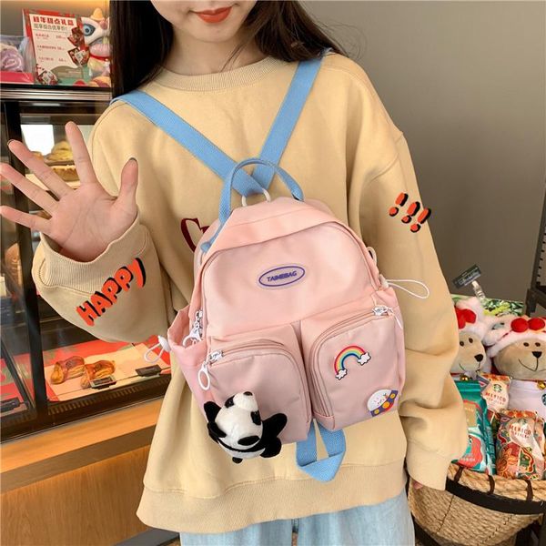 

backpack original brand small school bag female travel wild fresh girl messenger multi-purpose