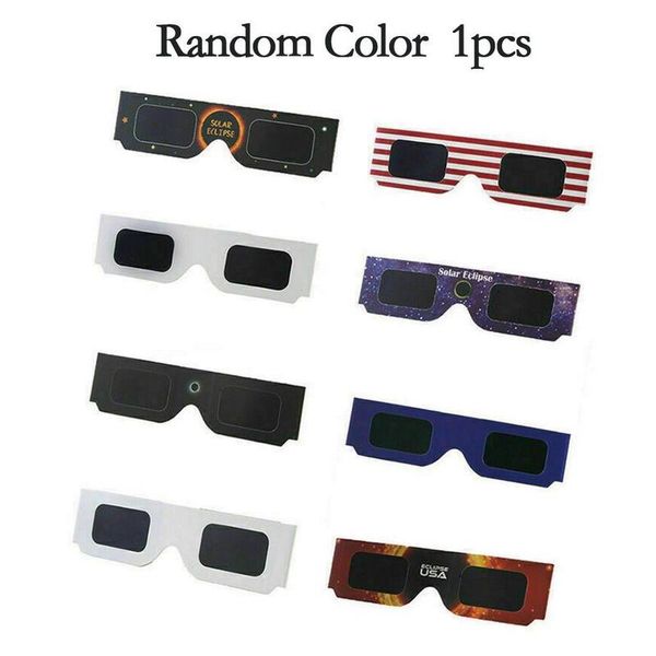 

outdoor eyewear white framed paper solar eclipse glasses annular total