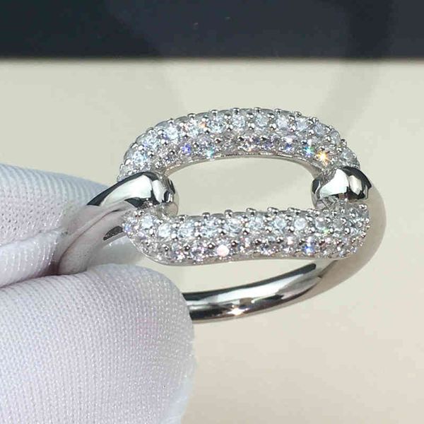 

band rings finger a family s925 sterling silver female crystal diamond simple index jewelry
