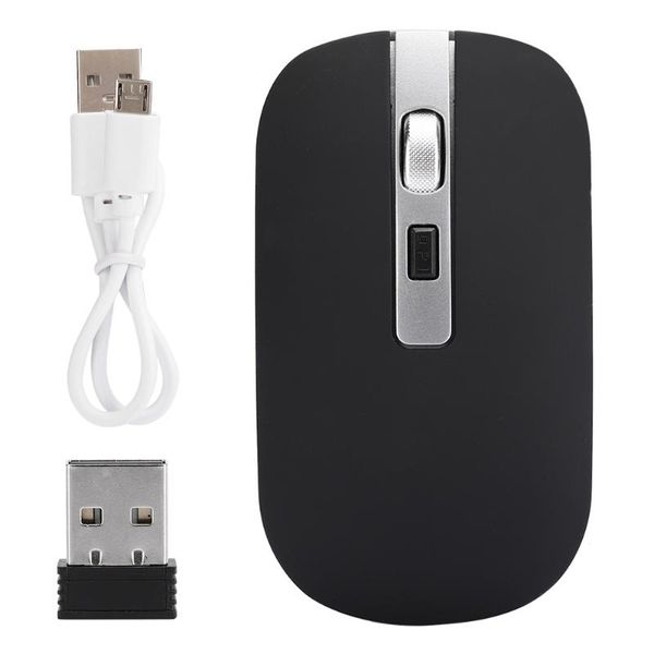

2.4g wireless mouse with usb receiver 4 buttons ergonomic 1600 dpi high resolution charging 3.7v computer accessories keyboard combos