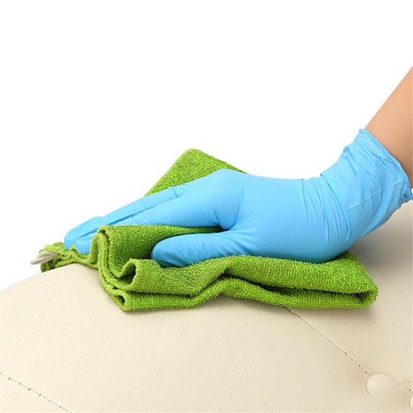 

disposable gloves #35blue pvc dishwashing kitchen work rubber garden super flexible not easy to tear light and portable
