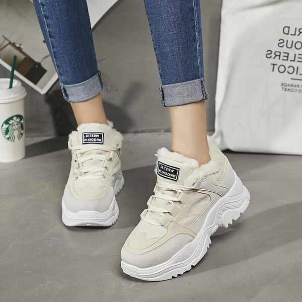 

boots muffin bottom dad shoes women's and autumn 2021 spring korean thick soled ins super fire sports1, Black