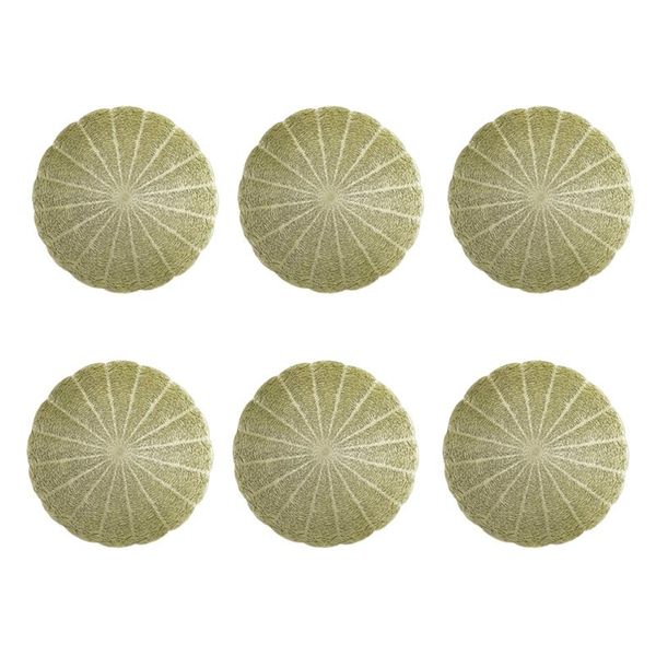 

mats & pads round table placemat nordic non-slip mat for dining heat insulation pad coffee kitchen tool