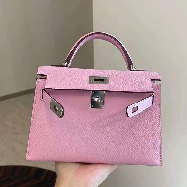 

luxurys designer handbags second hand sewn generation kellys bag epsom palm print leather bag mini hand messenger bag leather bb