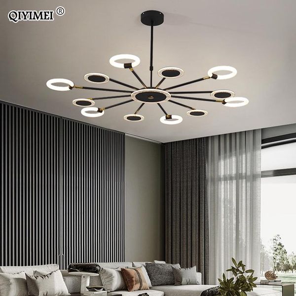 

chandeliers indoor led modern luster lighting for bedroom dining bar restaurant hall living room home decoration fixture lamps