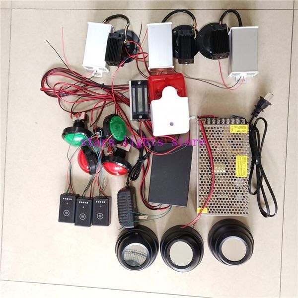 

party decoration green blue red laser game magic penetralium escape props real array chamber secret funny safe maze