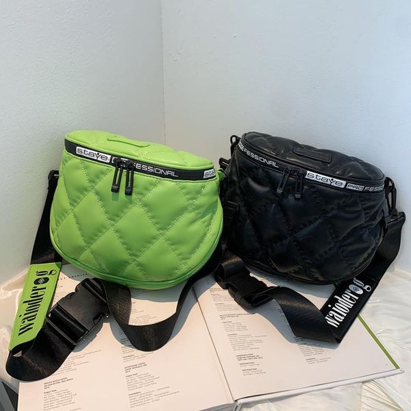 

shoulder bags original design texture bag 2021 korean messenger rhombic pattern high-capacity sholder