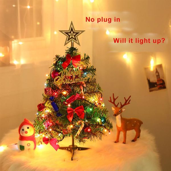 

christmas decorations 50cm artificial tree mini xmas festival simple beautiful five-pointed star easy to carry home decoration