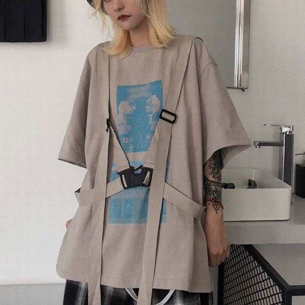 

t shirts oversized t shirt harajuku summer printing short-sleeved t-shirt long fashion streetwear for women 26v4, White