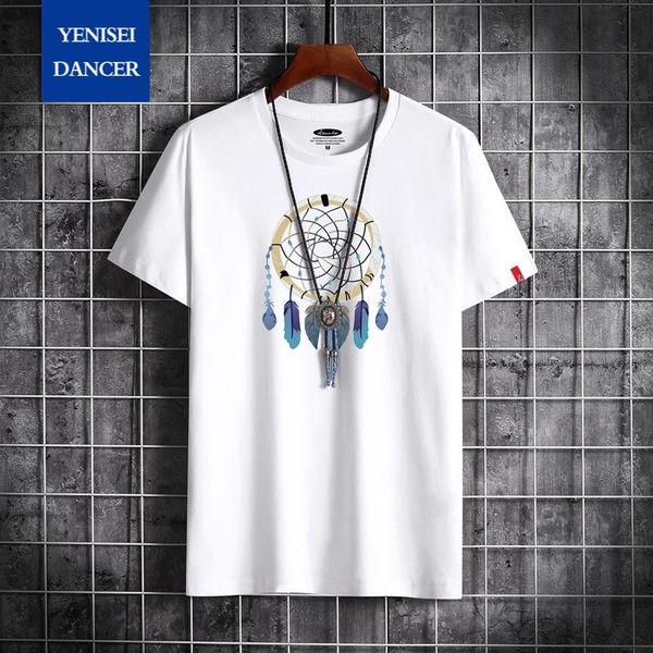 

men's t-shirts mens t shirts angel feather print 2021 brand tshirt summer yellow casual tee short sleeve drop, White;black