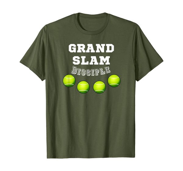 

grand slam disciple t-shirt, tennis lover tshirt, White;black