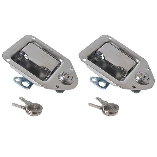 

parts 2pcs trailer tool box lock heavy-duty anti-theft paddle locks door handle latch for rv camper truck