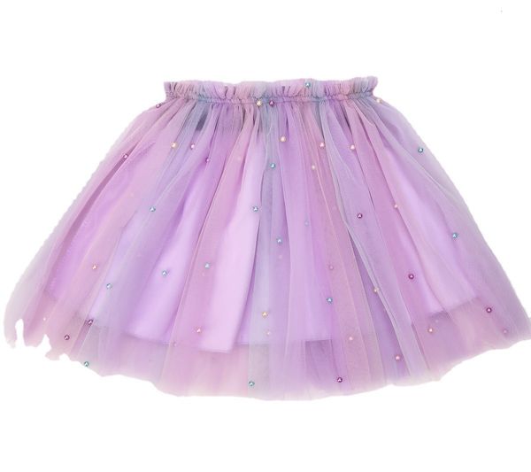 

summer skirt tutu princess color, White