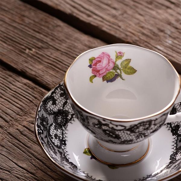 

ceramic vintage coffee cup and saucer set creativity breakfast minimalist cups bone china caneca mugs bc50bd & saucers