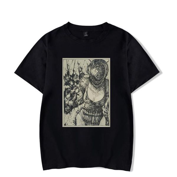 

men's t-shirts japan anime chainsaw man men woman manga cotton printed o-neck summer clothes streetwear harajuku short sleeves tees, White;black