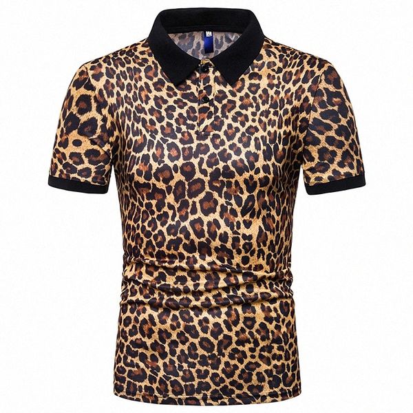 

men's golf shirt tennis shirt leopard collar classic collar casual daily short sleeve simple blue white yellow v1tq#, White;black