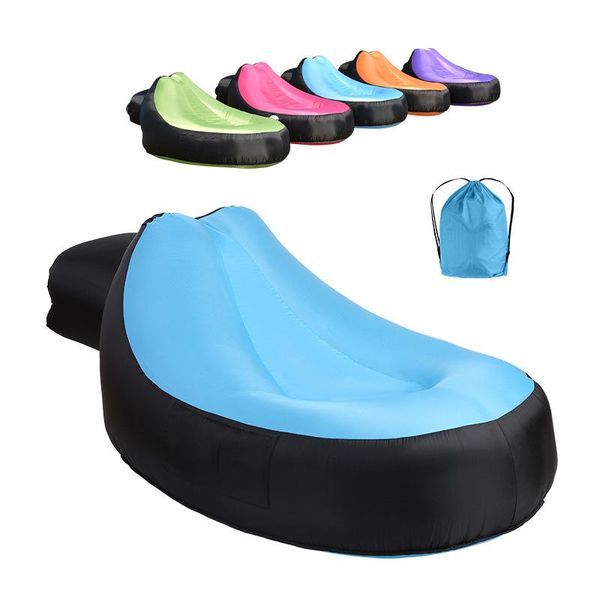 

outdoor pads beach lounge chair lazy inflatable sofa indoor portable camping pad equipment sillon de playa