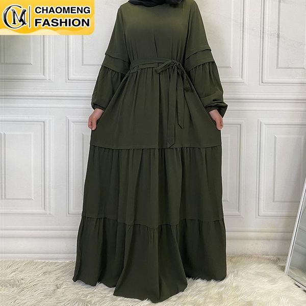 

muslim fashion long sleeve maxi kaftan turkey arabic islamic clothing women dress femme hiver 2021 musulman ensembles ethnic, Red
