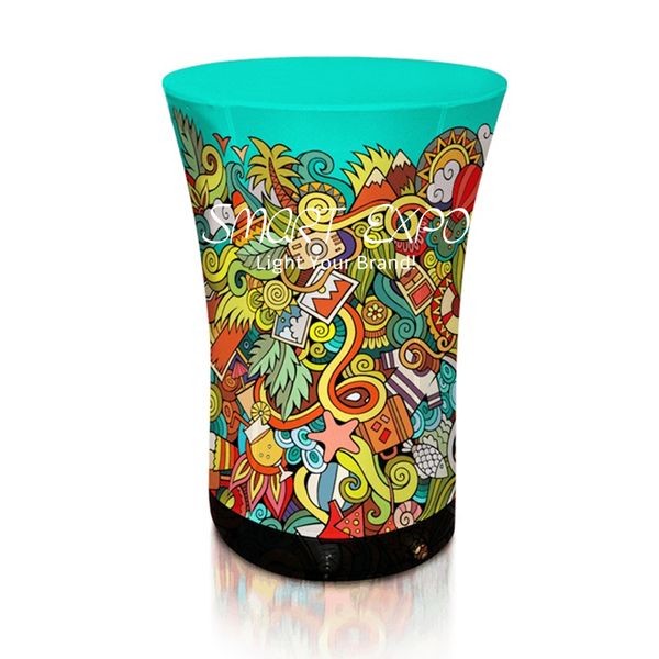 

inflatable bar counter with custom logo printing manual pump