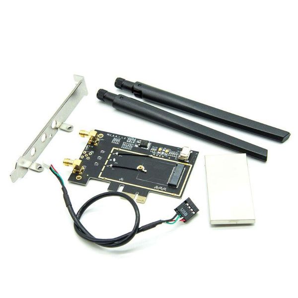 

hubs wtxup ngff m2 to pcie ac converter adapter card ax200 9260 8265 1650a for laptop